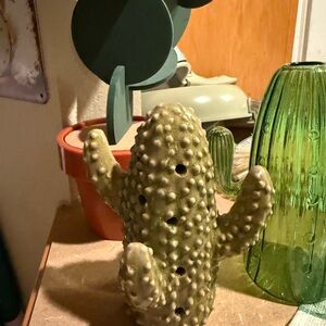Hobby Lobby Green Cactus Ceramic Decor